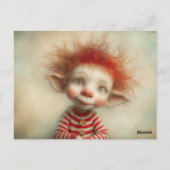Carte Postale Elf Arrival Letter | North Pole Welcome Message (Dos)