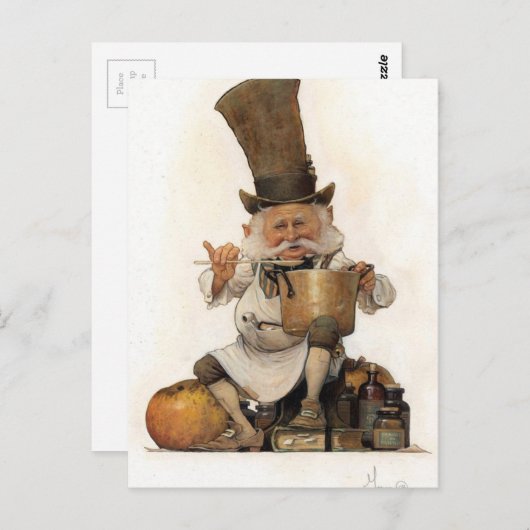 CARTE POSTALE ELF CHEF (Devant / Derrière)