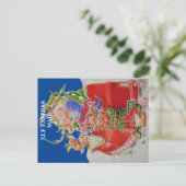 CARTE POSTALE ELF CHRISTMAS POSTCARD (Debout devant)