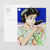 Carte postale Elf Girl (Devant / Derrière)