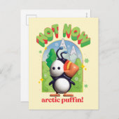 Carte Postale Elf le Film | Pas maintenant, Macareux Arctique ! (Devant / Derrière)