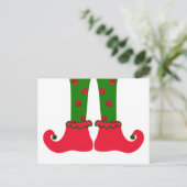 Carte postale Elf Legs Christmas (Debout devant)