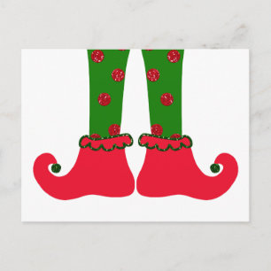 Carte postale Elf Legs Christmas