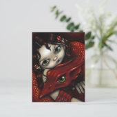 Carte postale "Elf Maiden et son dragon" (Debout devant)