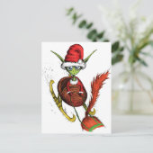 Carte Postale Elf Riding Sleigh (Debout devant)