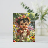 Carte Postale Elf Strawberry (Debout devant)