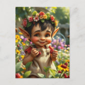 Carte Postale Elf Strawberry (Devant)