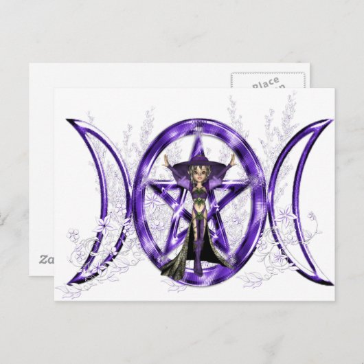 Carte Postale Elf Triple Moon (Devant / Derrière)