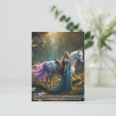 Carte Postale Elf Unicorn (Debout devant)