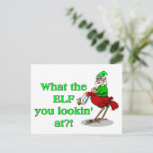 Carte Postale Elf Vous Recherchez (Debout devant)