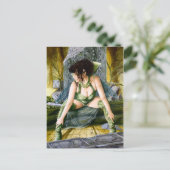 Carte Postale Elfe ailé de libellules (Debout devant)