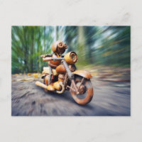 Elfe d'Acorn à moto