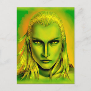 Carte Postale Elfe de la Forêt de Malé Falln