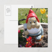 Carte Postale Elfe du jardin (Devant / Derrière)