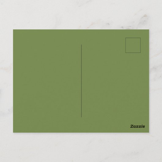 Carte Postale Elfe forestier enchanté (Dos)