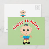 Carte Postale Elfe magique mignon (Devant / Derrière)