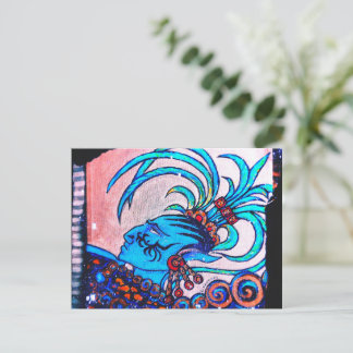 Carte Postale Elfe maya : Défi