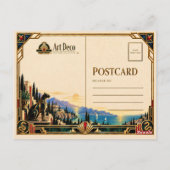 Carte Postale Elfe, mythique Art déco (Dos)