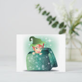 Carte Postale Elfe souriant (Debout devant)