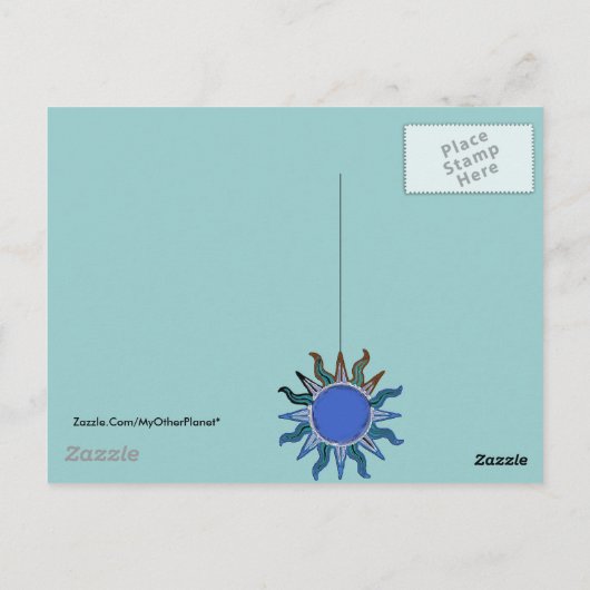 Carte Postale Elfes endormis (Dos)