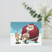 Carte postale Elfes mécontents (Debout devant)