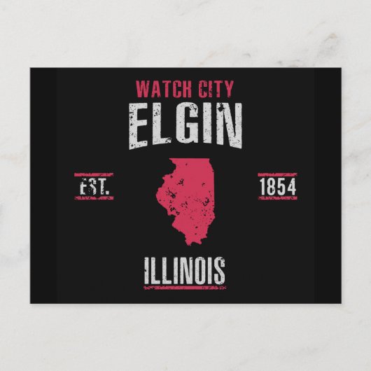Carte Postale Elgin (Devant)