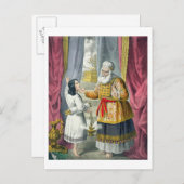 Carte Postale Eli Questioning Samuel Concernant la vision, de (Devant / Derrière)