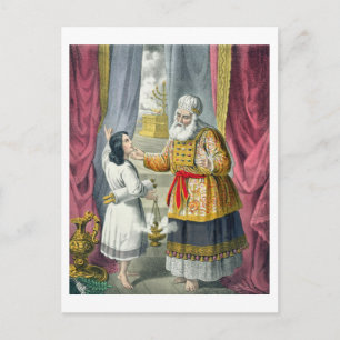Carte Postale Eli Questioning Samuel Concernant la vision, de