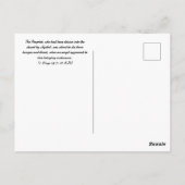 Carte Postale Elijah et l'ange (Dos)