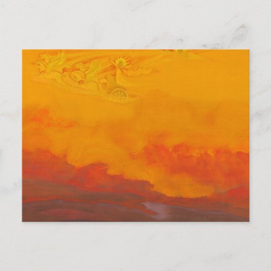 Carte Postale Elijah le Prophète par Nicholas Roerich (Devant)