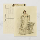 Carte Postale Elinor, d'inspiration Jane Austen, crème pour les  (Devant / Derrière)