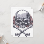 Carte postale Elisabeth avec enveloppe (Devant/Arrière en situation)