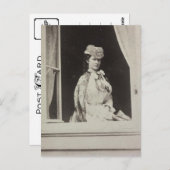 Carte Postale Élisabeth d'Austria - Sissi in window (Devant / Derrière)