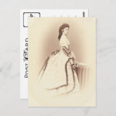 Carte Postale Élisabeth d'Austria - Sissi - Sissi - 1863 (Devant / Derrière)