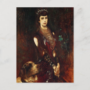 Carte Postale Élisabeth d'Autriche, 1883