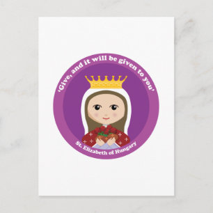 Carte Postale Élisabeth de Hongrie