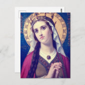 Carte Postale Élisabeth de Hongrie (Devant / Derrière)