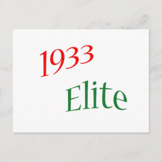 Carte Postale Élite de 1933