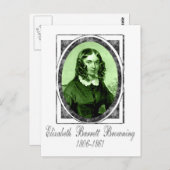Carte Postale Elizabeth Barrett Browning (Devant / Derrière)
