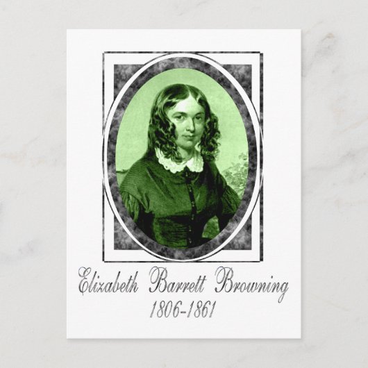 Carte Postale Elizabeth Barrett Browning (Devant)