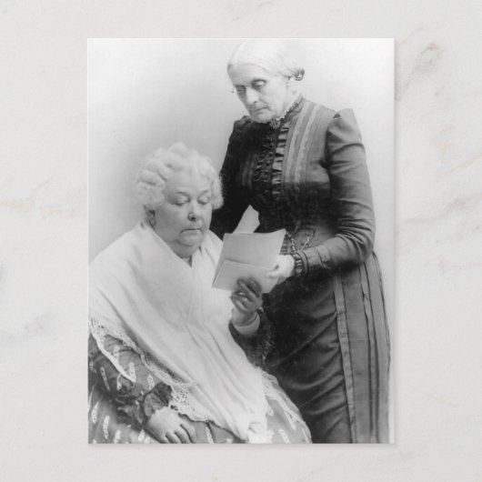 Carte Postale Elizabeth Cady Stanton et Susan B. Anthony (Devant)
