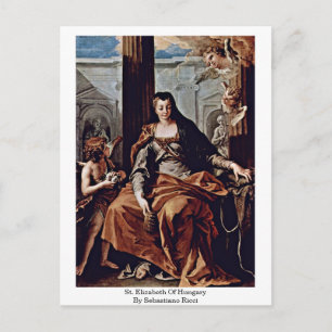 Carte Postale Elizabeth De Hongrie Par Sebastiano Ricci