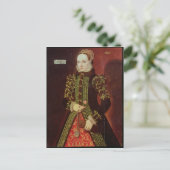 Carte Postale Elizabeth Fitzgerald, comtesse de Lincoln, 1560 (Debout devant)
