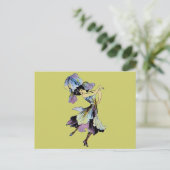 Carte Postale Elizabeth Gordon Iris Flower (Debout devant)