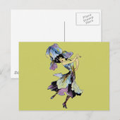Carte Postale Elizabeth Gordon Iris Flower (Devant / Derrière)