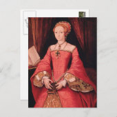 Carte Postale Elizabeth I comme princesse (Devant / Derrière)