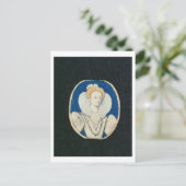 Carte Postale Elizabeth I, portrait miniature, (inachevé) (Debout devant)