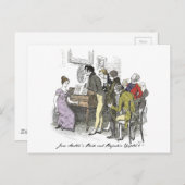 Carte Postale Elizabeth Performs - Jane Austen Pride & Prejudice (Devant / Derrière)