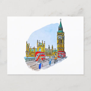 Carte Postale Elizabeth Tower, alias Big Ben