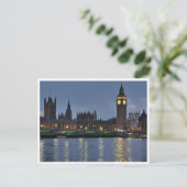 Carte Postale Elizabeth Tower et Westminster Bridge Londres Roya (Debout devant)